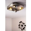 Granada Deckenleuchte LED Nickel-Matt, 4-flammig