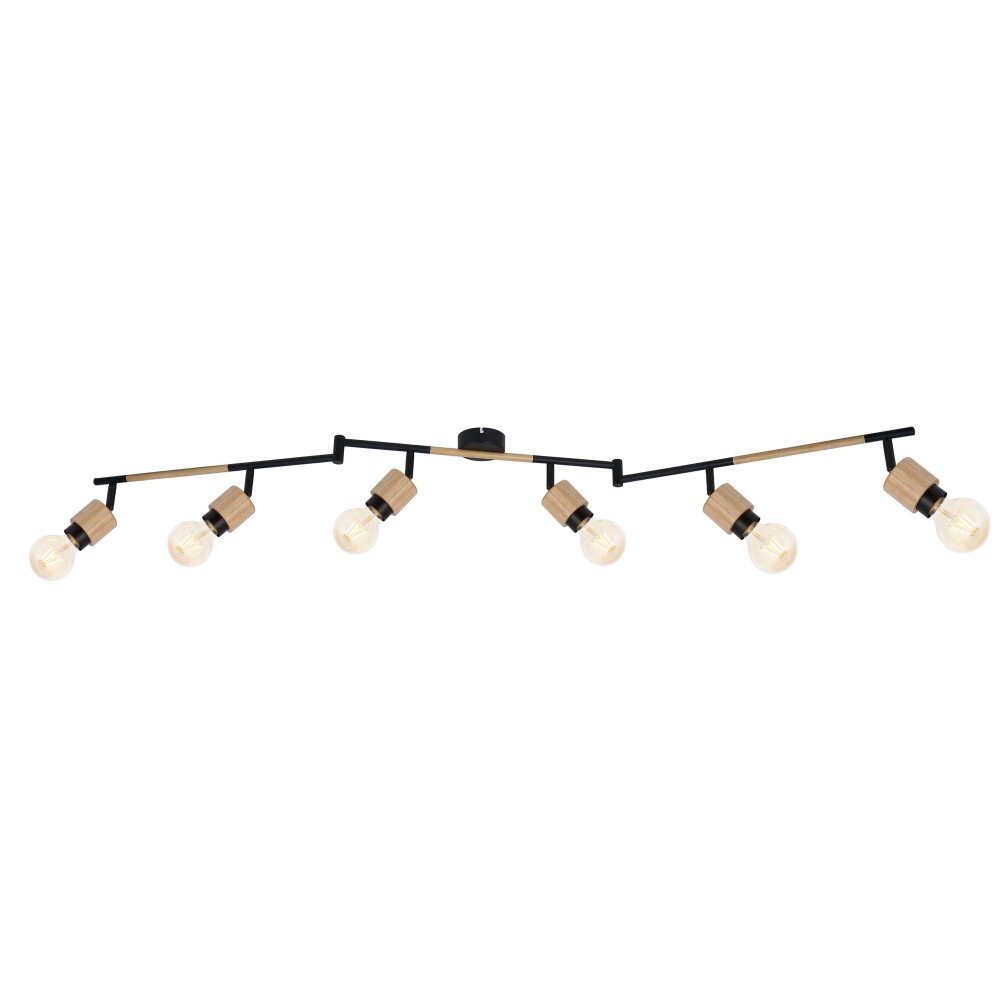 Globo JORNA Strahler Schwarz, 6-flammig main product photo