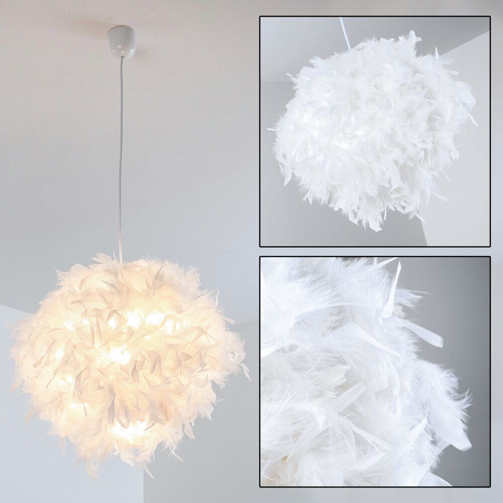 Pendelleuchte Skaulo Weiß, 1-flammig main product photo