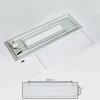 Turbala  LED Panel Weiß, 1-flammig, Fernbedienung, Farbwechsler