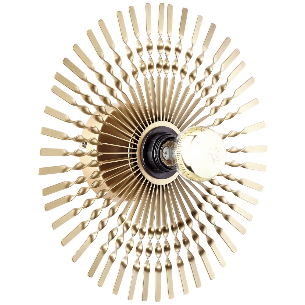 Brilliant Mendoza Wandleuchte Gold, 1-flammig main product photo