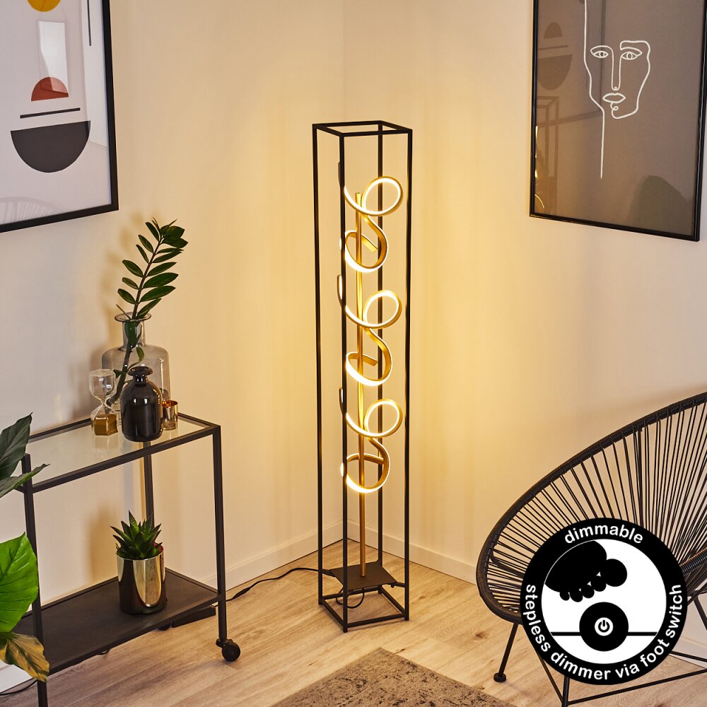 Pericos Stehleuchte LED Schwarz, 3-flammig main product photo