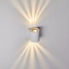 Mora Außenwandleuchte LED Weiß, 2-flammig