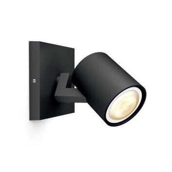 Philips Hue White Ambiance Runner Wandspot Basis LED Schwarz, 1-flammig