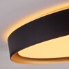 Beade Deckenleuchte LED Gold, Schwarz, 1-flammig, Fernbedienung