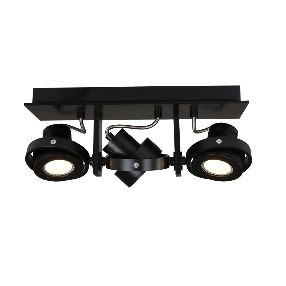 Steinhauer MEXLITE Deckenleuchten Schwarz, 3-flammig main product photo