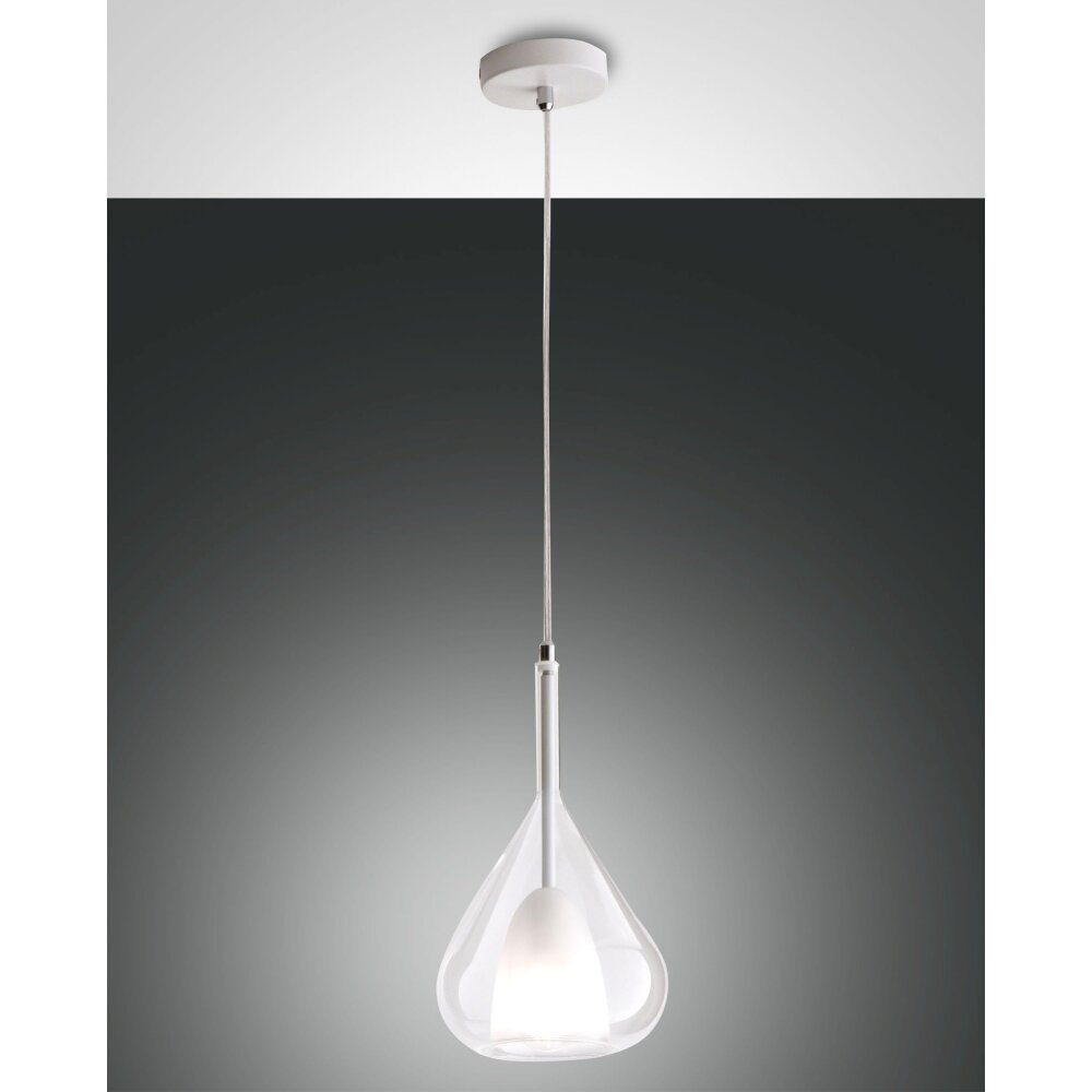 Fabas Luce Lila Pendelleuchten Weiß, 1-flammig main product photo