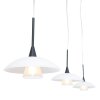 Steinhauer Tallerken Pendelleuchte LED Nickel-Matt, 3-flammig