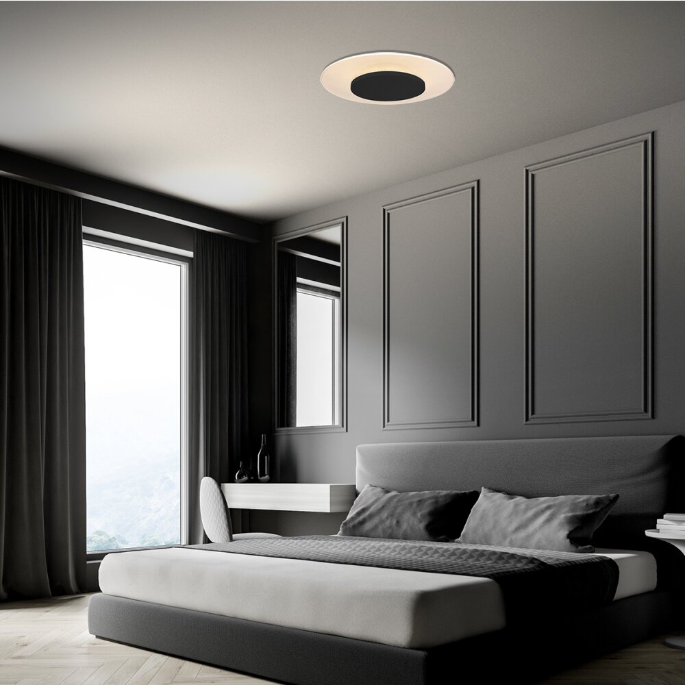 Steinhauer Lido Deckenleuchte LED Schwarz, 1-flammig main product photo