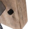 Steinhauer Gearwood Strahler Holz hell, Nickel-Matt, 1-flammig