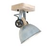 Steinhauer Gearwood Strahler Holz hell, Nickel-Matt, 1-flammig