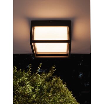 Mantra CHAMONIX Außendeckenleuchte LED Grau, 1-flammig