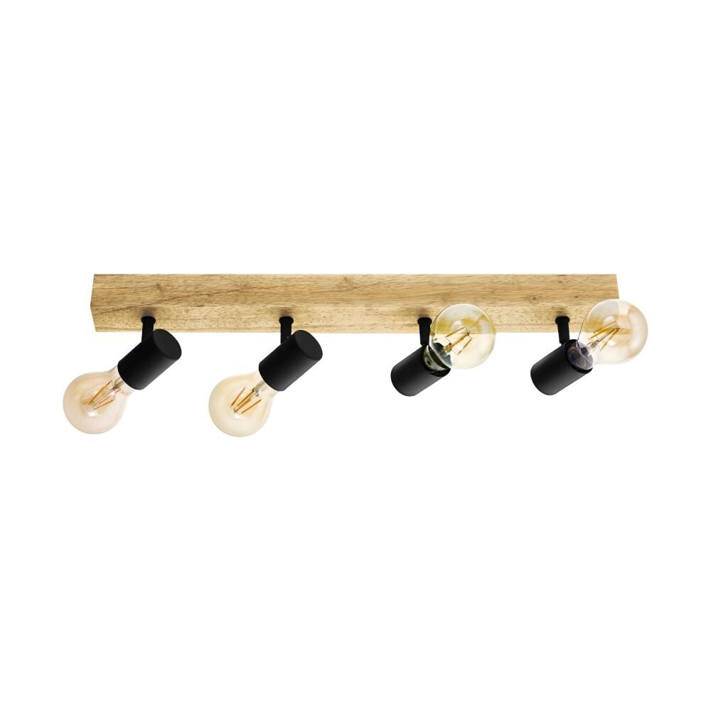 EGLO TOWNSHEND Deckenspot Braun, Schwarz, 4-flammig main product photo