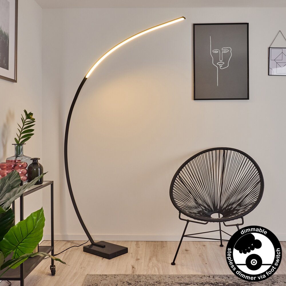 Tobillos Stehleuchte LED Schwarz, 1-flammig main product photo