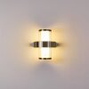 Parawa Außenwandleuchte LED Nickel-Matt, 2-flammig