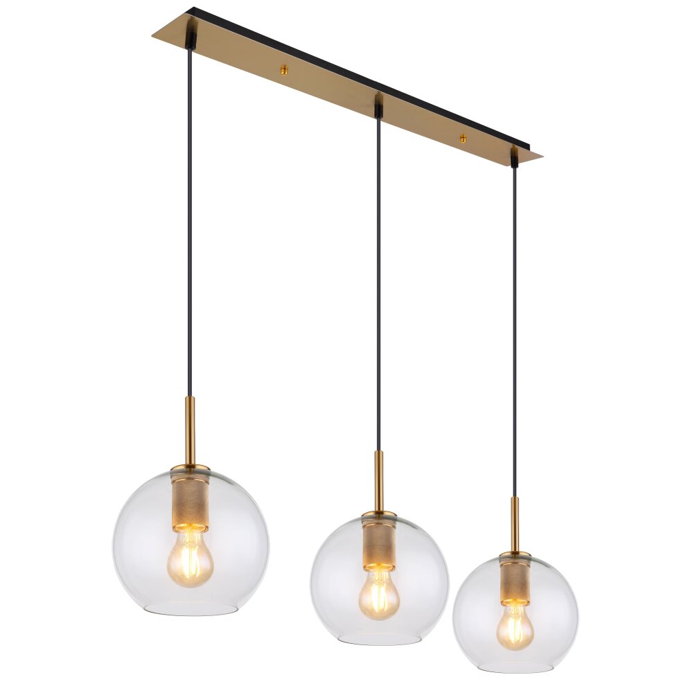 Globo ADARA Hängeleuchte Messing, 3-flammig main product photo