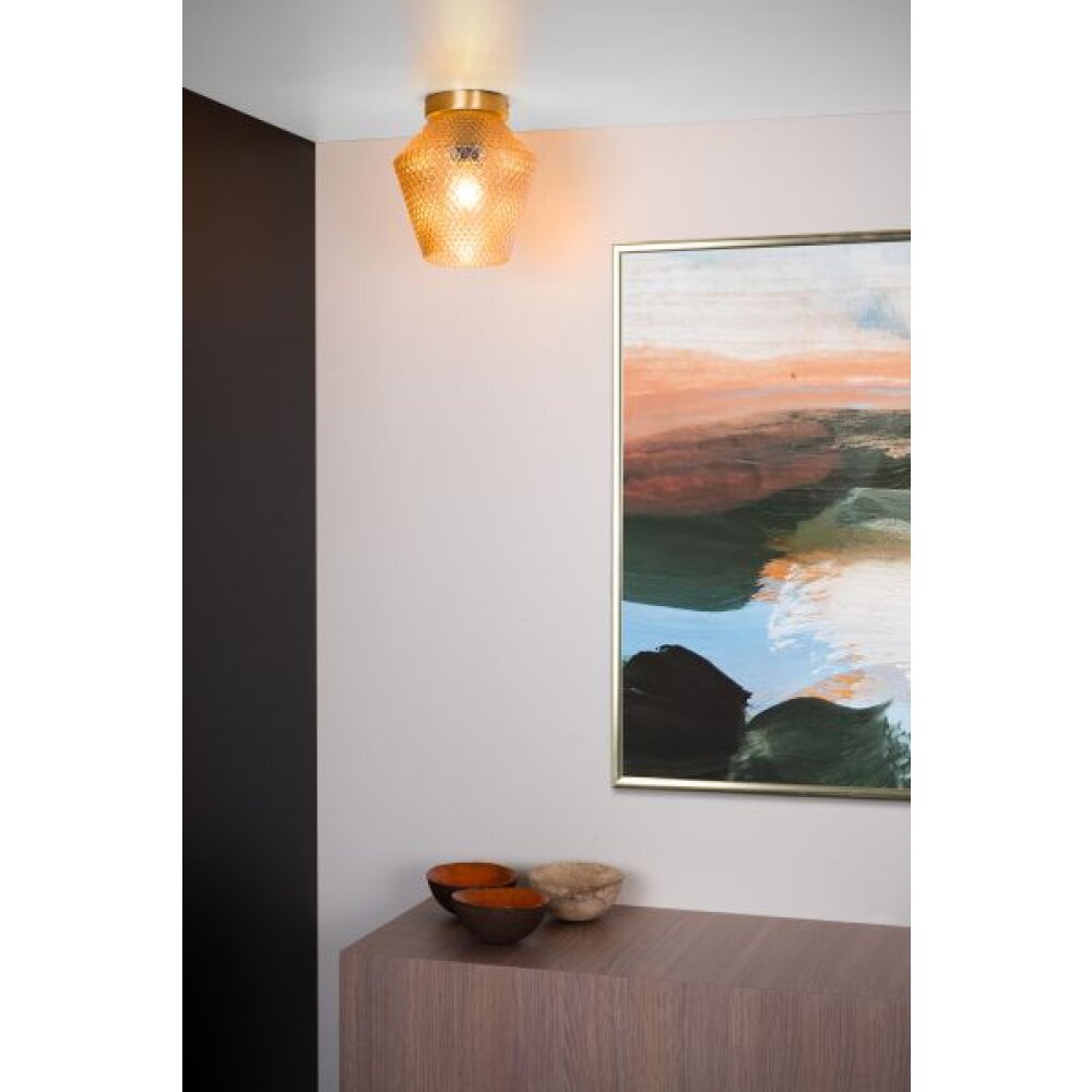 Lucide ROSALIND Deckenleuchte Messing, 1-flammig main product photo