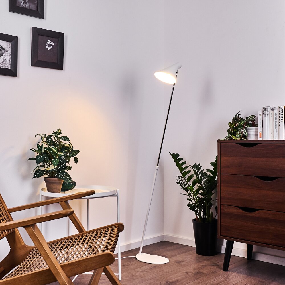 Corralcay Stehlampe Chrom, Weiß, 1-flammig main product photo