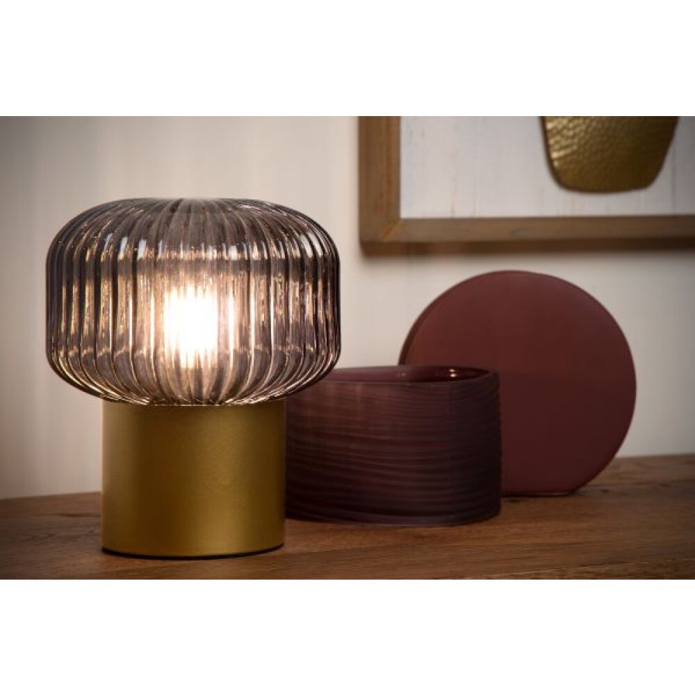 Lucide JANY Tischleuchte Gold, Messing, 1-flammig main product photo