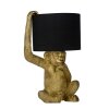 Lucide CHIMP Tischleuchte Gold, 1-flammig