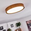 Nexo Deckenleuchte LED Holz dunkel, 1-flammig