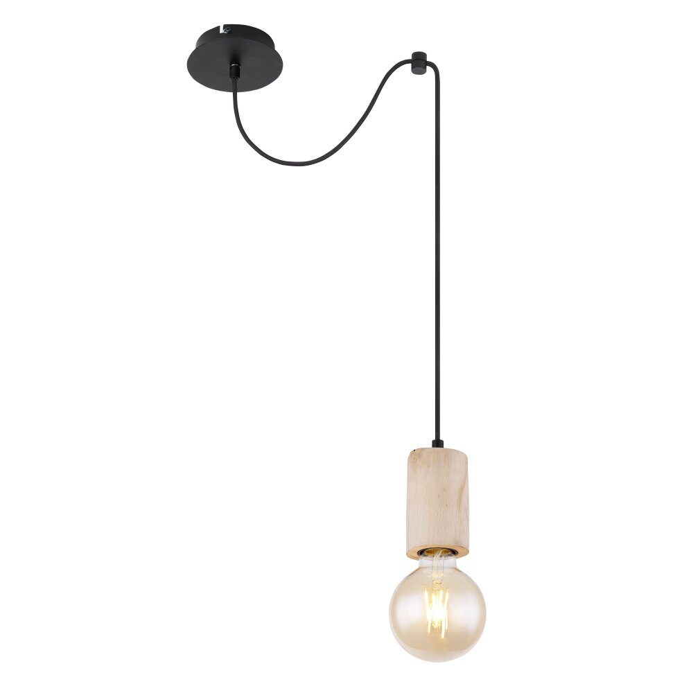 Globo JOSEBA Hängeleuchte Schwarz, 1-flammig main product photo