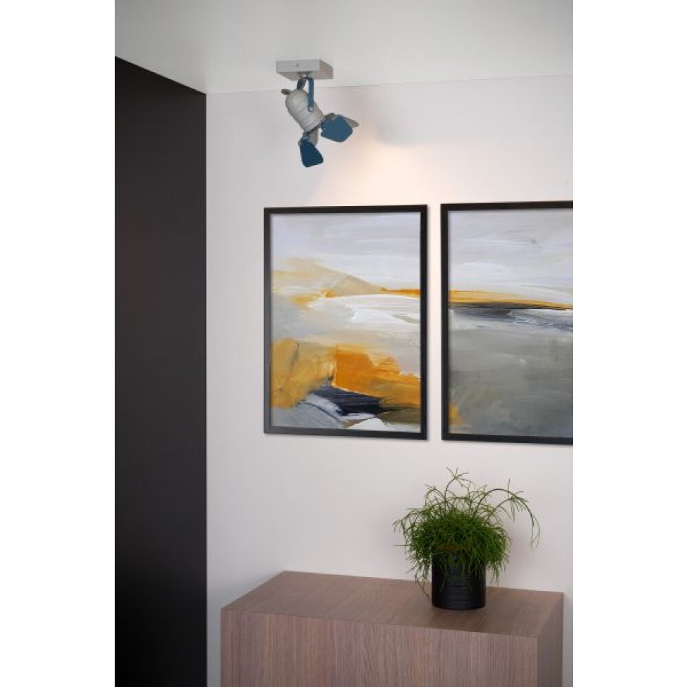 Lucide PICTO Deckenleuchte Blau, Grau, 1-flammig main product photo