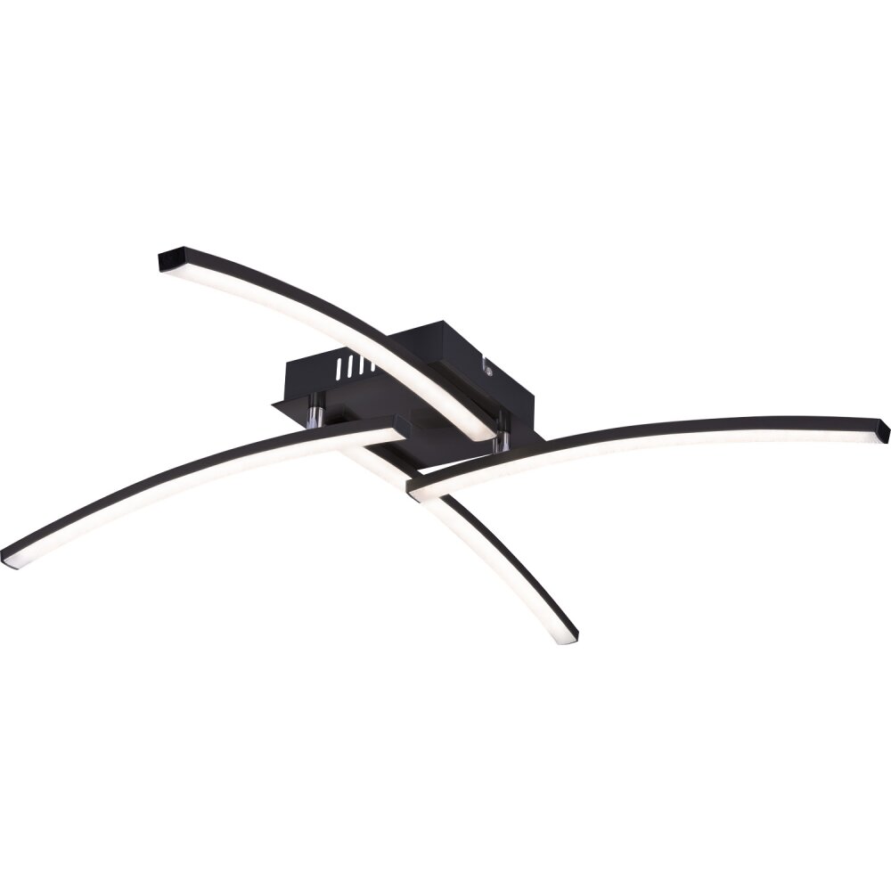 Globo TANSY I Deckenleuchte LED Schwarz, 1-flammig main product photo