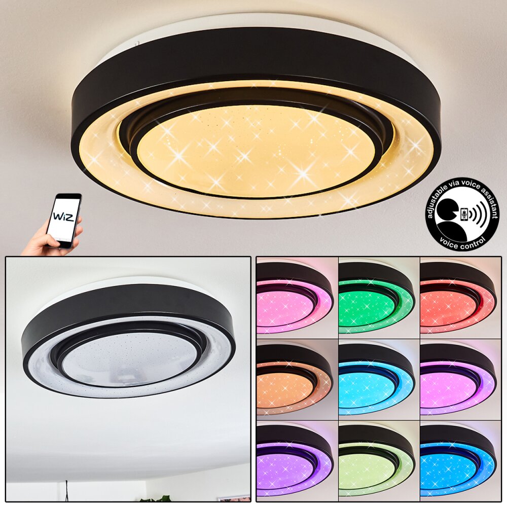 Grimacco Deckenleuchte LED Schwarz, 1-flammig, Farbwechsler main product photo