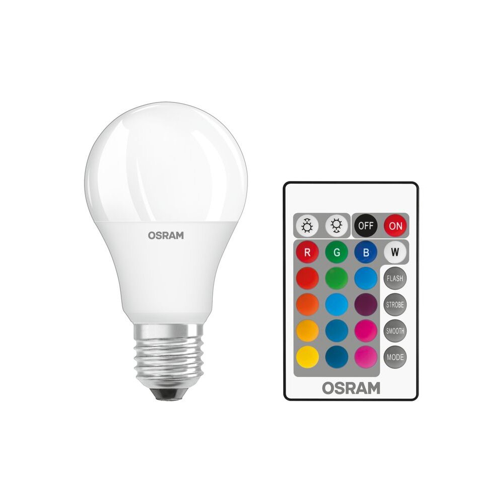 Osram STAR E27 9 Watt RGBW main product photo