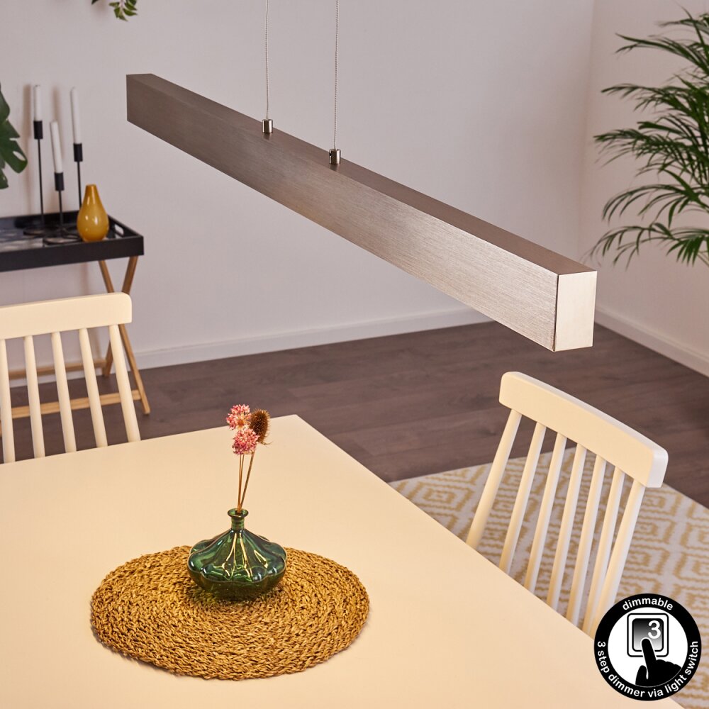 Poroporo Hängeleuchte LED Nickel-Matt, 1-flammig main product photo