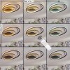 Trapani Deckenleuchte LED Gold, Schwarz, 1-flammig, Fernbedienung, Farbwechsler