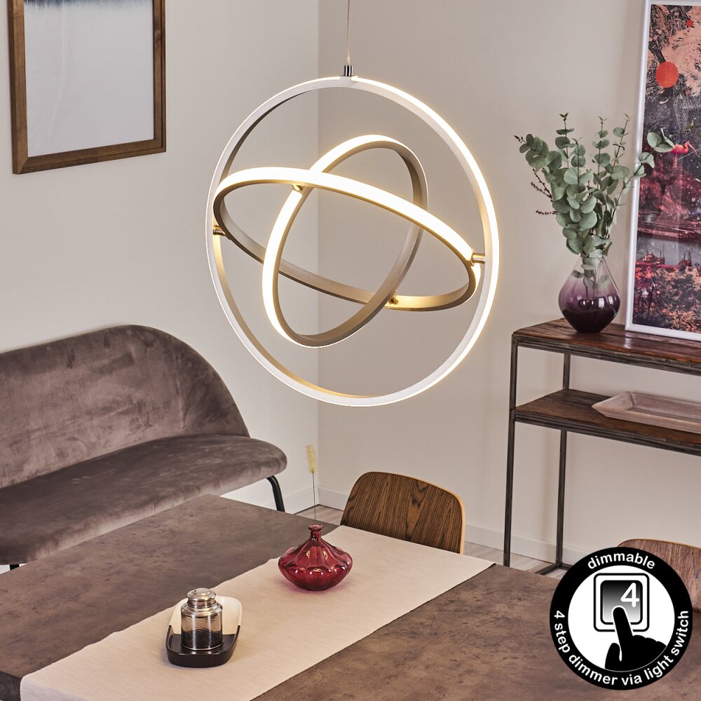 Toga Hängeleuchte LED Nickel-Matt, 3-flammig main product photo