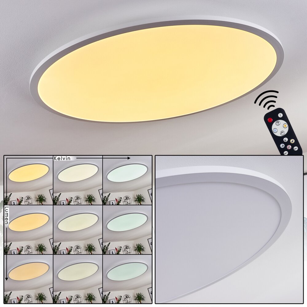 Sani LED Panel Weiß, 1-flammig, Fernbedienung main product photo