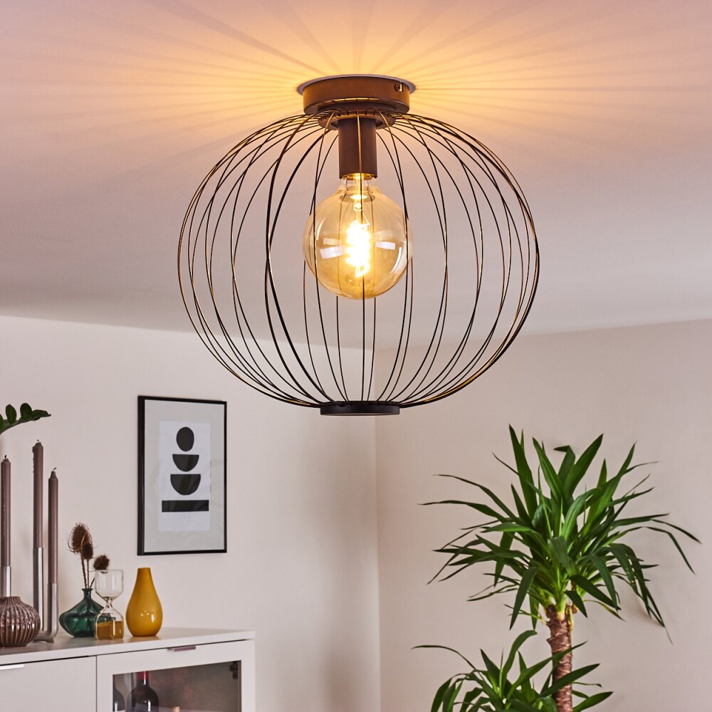 Wharua Deckenleuchte Schwarz, 1-flammig main product photo