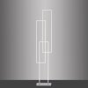 Paul Neuhaus Q-INIGO Stehleuchte LED Stahl gebürstet, 3-flammig, Fernbedienung