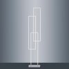 Paul Neuhaus Q-INIGO Stehleuchte LED Stahl gebürstet, 3-flammig, Fernbedienung