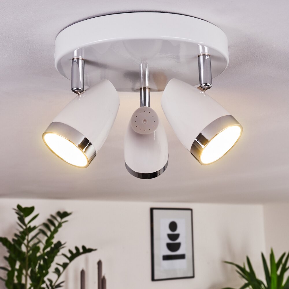 Idlewild Deckenleuchte LED Chrom, Weiß, 3-flammig main product photo