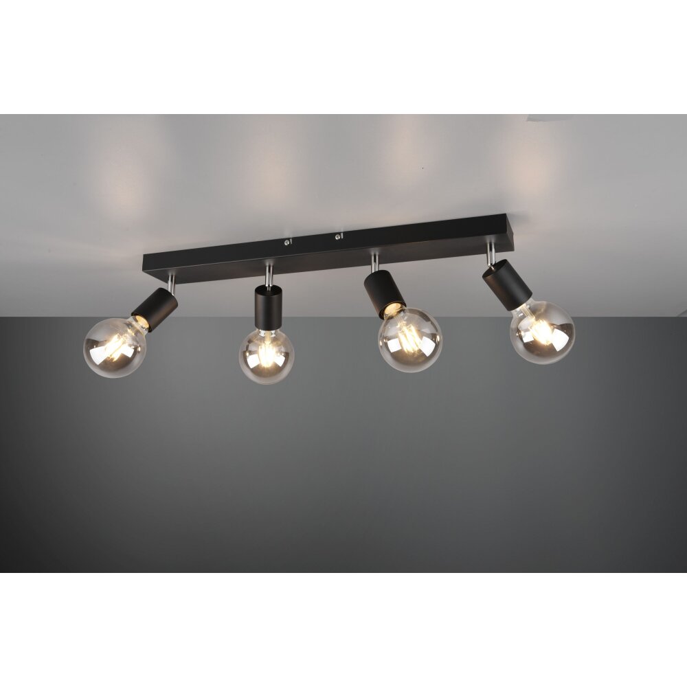 Reality Vannes Strahler Schwarz, 4-flammig main product photo
