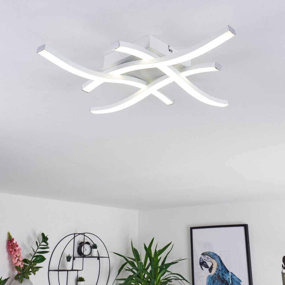 Letala Deckenleuchte LED Schwarz, 4-flammig main product photo
