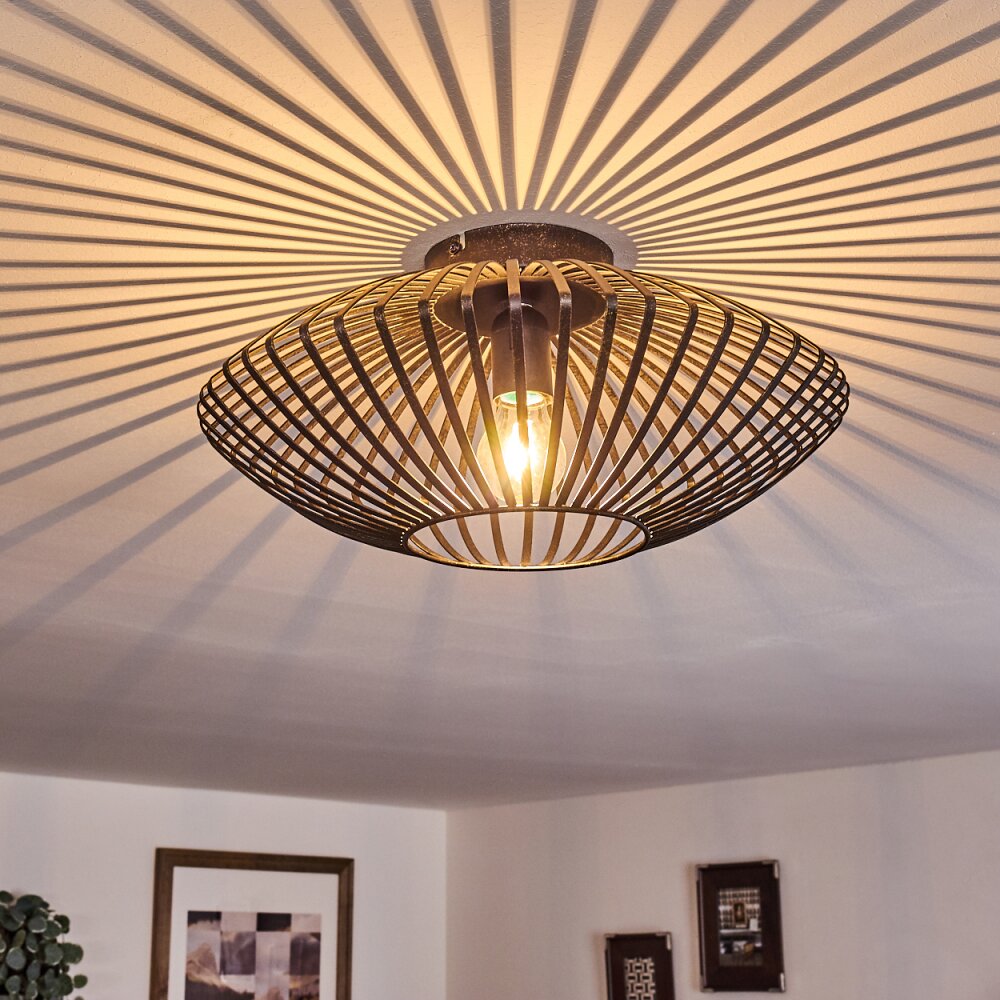 Wemude Deckenleuchte Schwarz-Gold, 1-flammig main product photo