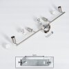 Oula Deckenleuchte LED Nickel-Matt, 4-flammig