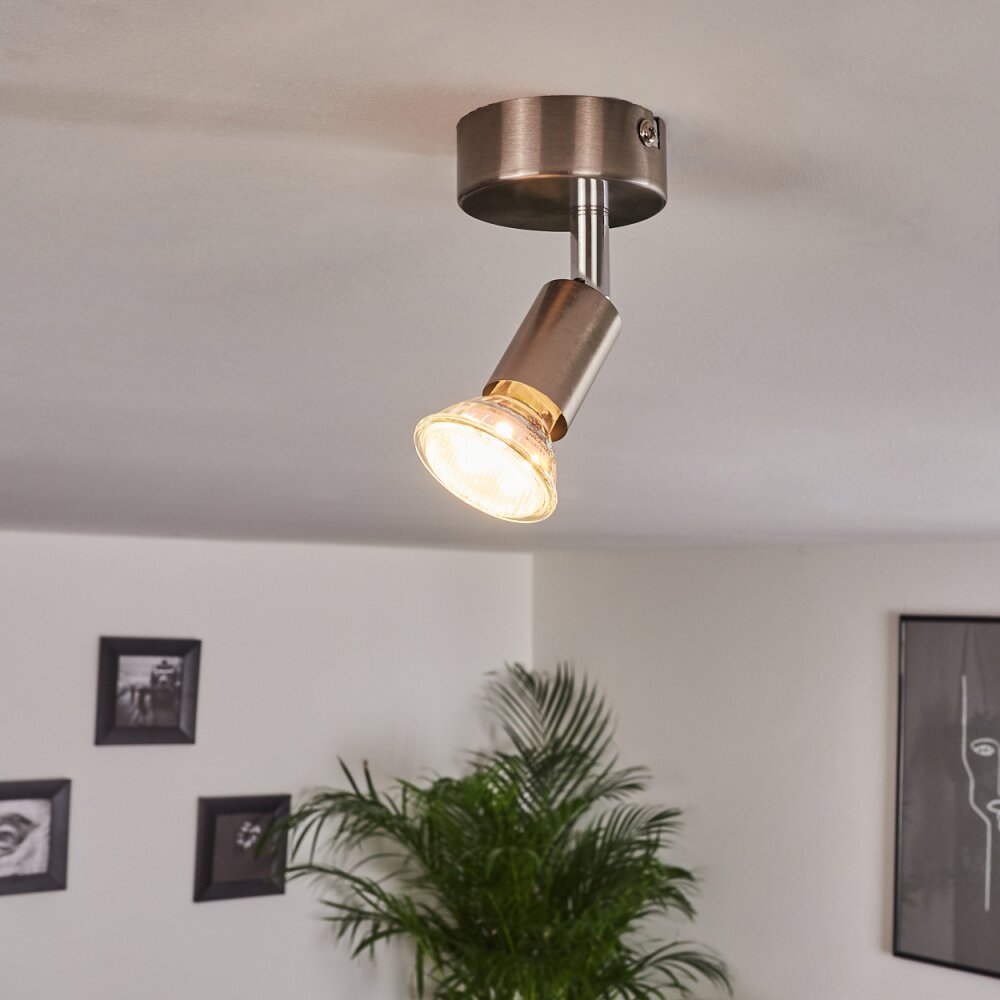 Oula Deckenleuchte LED Nickel-Matt, 1-flammig main product photo