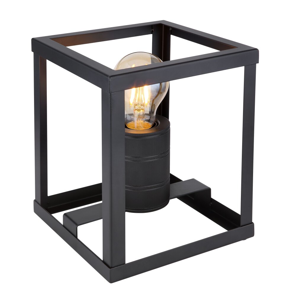 Globo HAGAR Tischleuchte Schwarz, 1-flammig main product photo