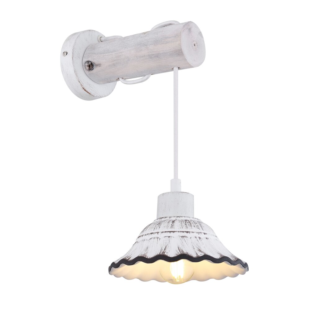 Globo JOWITA Wandleuchte Weiß, 1-flammig main product photo