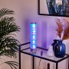 Hatara Tischleuchte LED Chrom, 1-flammig, Fernbedienung, Farbwechsler