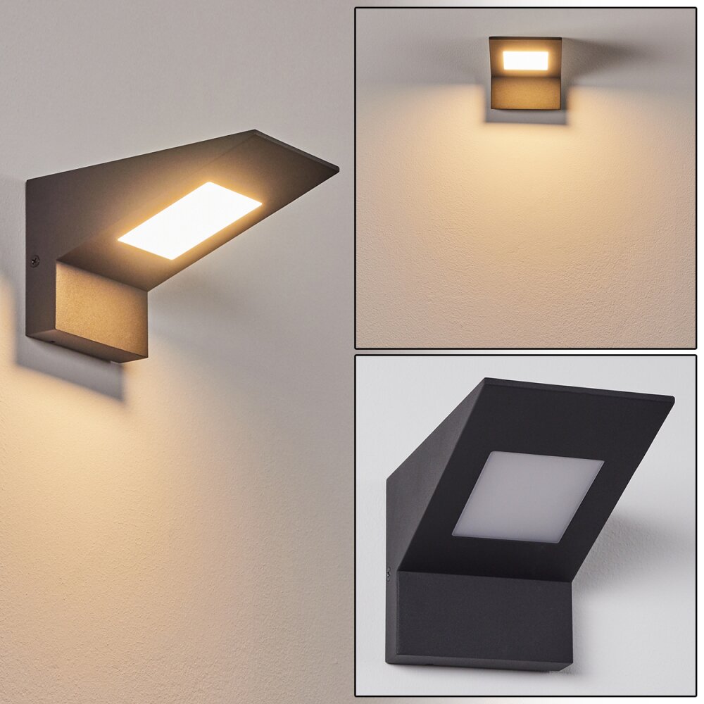 Matlava Außenwandleuchte LED Anthrazit, Weiß, 1-flammig main product photo
