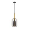 Lucide JOANET Pendelleuchte Gold, Messing, Schwarz, 1-flammig