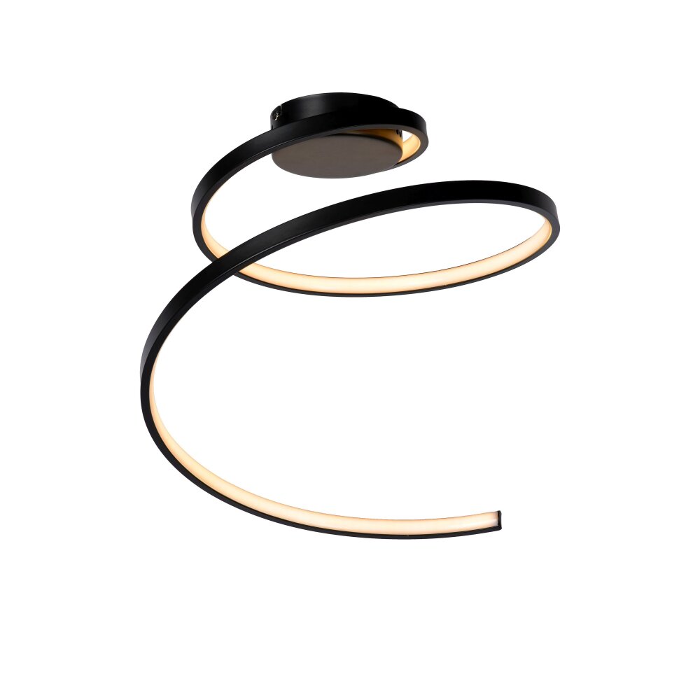 Lucide MAXENCE Deckenleuchte LED Schwarz, 1-flammig main product photo