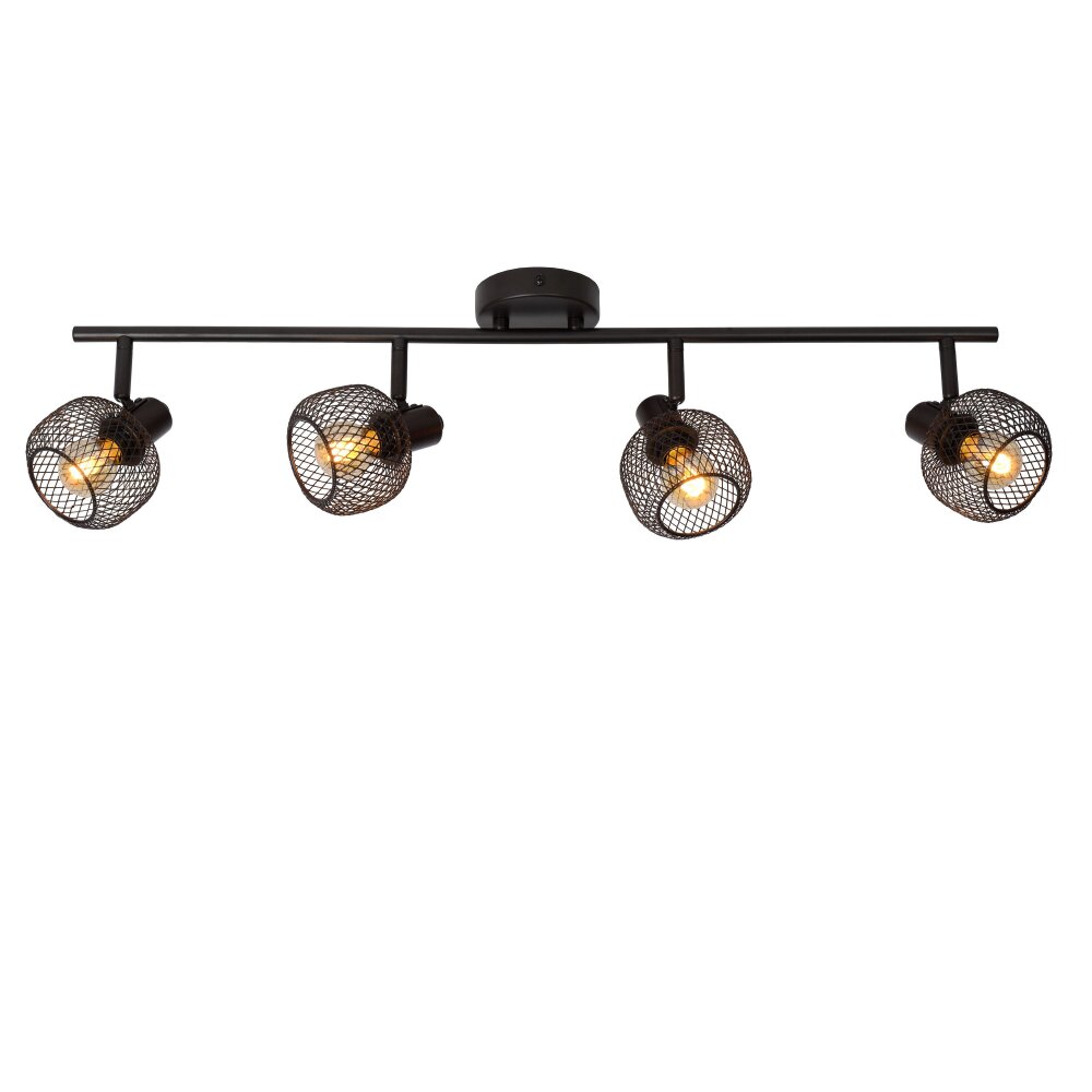 Lucide MAREN Deckenleuchte Schwarz, 4-flammig main product photo